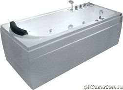 Gemy G9006-1,7 B  Гидромассажная ванна, левая 170х75