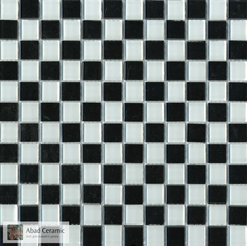 Skidproof crno-bijele šahovske pločice pristojne podne pločice