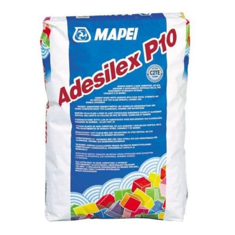 Mapei Adesilex P10 белый порошок мешок 25 кг (разводится водой 1-0,36)