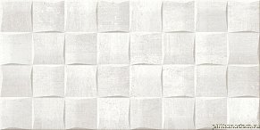 Keraben Barrington Art White Белая Матовая Настенная плитка 25x50 см