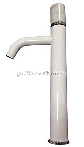 Boheme Stick 122-W Смеситель для умывальника высокий, White