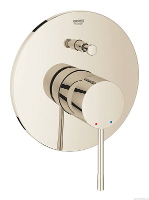 Внешняя часть смесителя для ванны GROHE Essence, никель глянец (19285BE1)