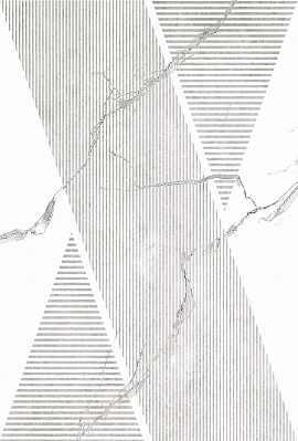 Евро-Керамика Калакатта Лайт 9 KL 0205TG На белом серый Глянцевая Вставка 27х40 см