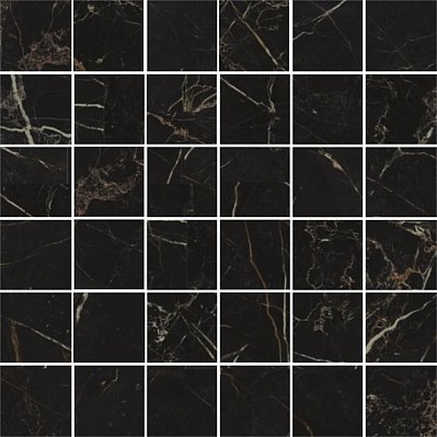 Керама Марацци Фрагонар MM5283 Декор мозаичный чёрный 30,1х30,1 см