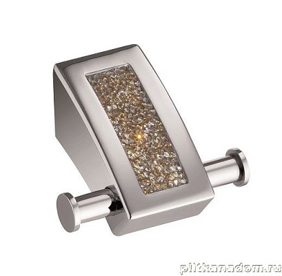 Sanibano Estrella, крючок двойной, хром-кристаллы Swarovski golden shadow, H9300/09DGS