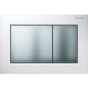 Geberit Omega30 115.080.KL.1 Смывная клавиша, двойной смыв, белая