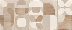 Gracia Ceramica Pinto Beige Wall 02 Бежевая Матовая Настенная плитка 25x60 см