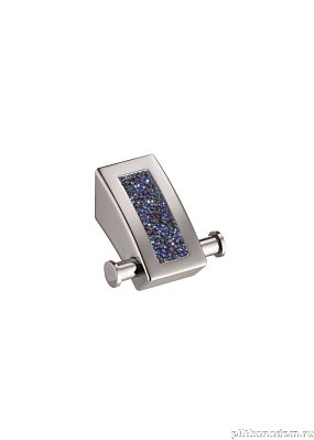 Sanibano Estrella, крючок двойной, хром-кристаллы Swarovski bermudа blue, H9300/09DBB