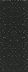 Kerama Marazzi Альвао 7230 Структура Черная Матовая Настенная плитка 20х50 20x50x8,9 см