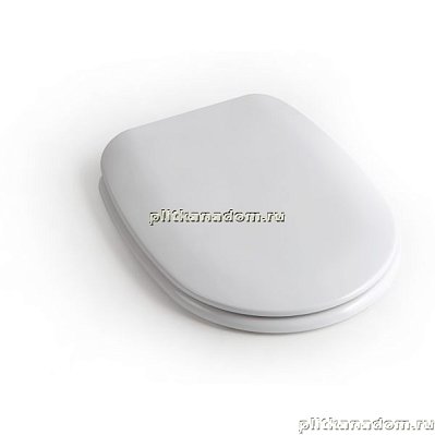 White Ceramic Basic, быстросъемное тонкое сиденье с микролифтом, серый матовый