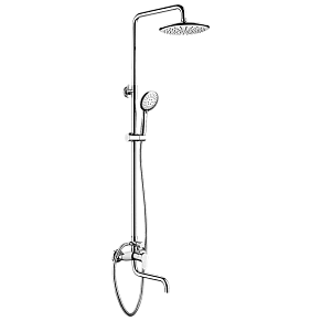 Душевая система Elghansa SHOWER SET 2308883-2L (Set-20), хром