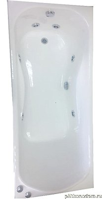 Fiinn 7007-50 Акриловая ванна с гидромассажем 170х70