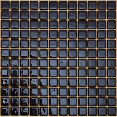 MVAPrintMosaic Мозаика стеклянная Моно 25FL-M-023 Черный 31,5х31,5 см