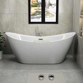 Cerutti SPA Nemi Ванна акриловая отдельностоящая 170x75x67