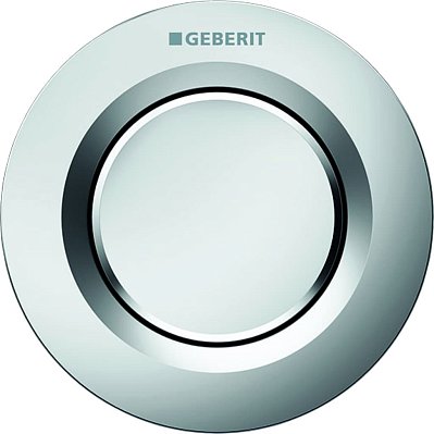 Geberit Тип 01 116.040.46.1 Пневмоклавиша смыва дистанционная, одинарный смыв, Матовый хром