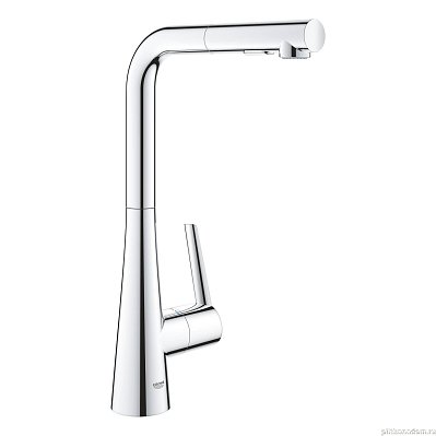 Смеситель для кухонной мойки GROHE Zedra с вытяжным душем 2jet, хром (32553002)