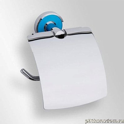 Bemeta Trend-i 104112018d Запасной держатель бумаги с крышкой, светло-синяя основа