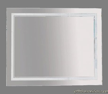 Misty Неон 2 Зеркало LED 1000х800 клавишный выключатель,двойная подсветка