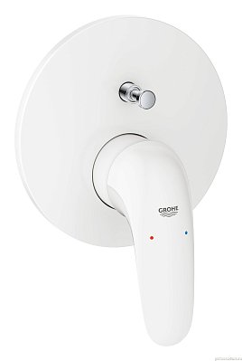 Внешняя часть смесителя для ванны GROHE Eurostyle Solid, белая луна (24047LS3)