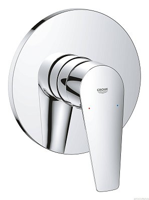 Внешняя часть смесителя для душа GROHE BauEdge, хром (24161001)