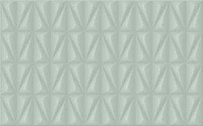 Unitile (Шахтинская плитка) Конфетти 02 Зеленый низ Рельефная Настенная плитка 25х40 см