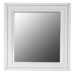 Зеркало Атолл Валери 180 белый патина серебро