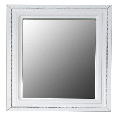 Зеркало Атолл Валери 180 белый патина серебро