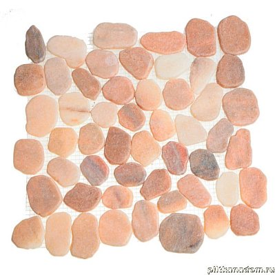 Sekitei Каменная мозаика MS7015 BC Мрамор розовый круглый 32х32 см