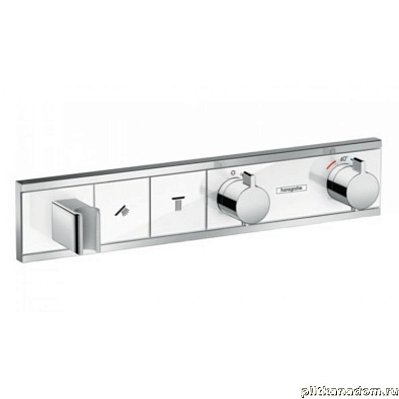 Hansgrohe RainSelect 15355400 Термостатический смеситель для душа (внешня часть), белый