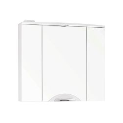 Style line Жасмин-2 Зеркальный шкаф 80 С, Люкс белый