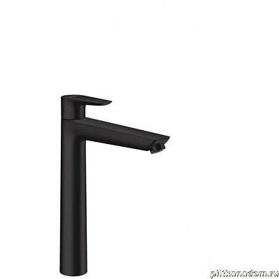 Hansgrohe Talis E 71716670 Смеситель для раковины 240 мм с донным клапаном, черный