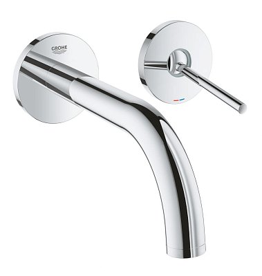 Grohe Atrio New Joy 19287003 Смеситель для раковины на 2 отверстия, настенный монтаж