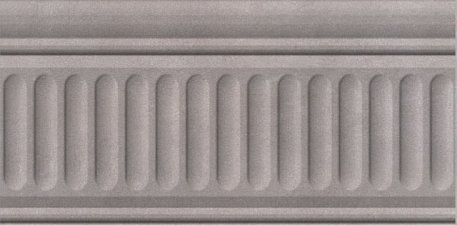 Керама Марацци Александрия 19033 Серый структурированный Бордюр 9,9х20 см