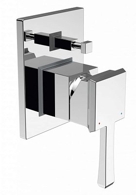 Смеситель для душа BelBagno Mille MIL-BASM-CRM встраиваемый, с переключателем