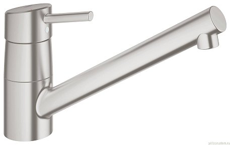 Смеситель для кухонной мойки GROHE Concetto c низким изливом, суперсталь (32659DC1)