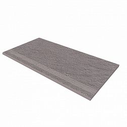 Estima Loft Dark Grey LF02 Серая Неполированная Ступень (с насечками) 30x60 см